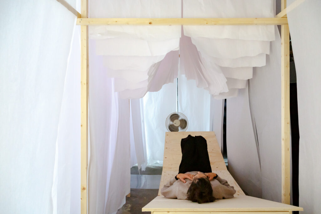 Soundinstallation, Rahel Kraft und Ortreport, 2021, Photo by Bettina Diel