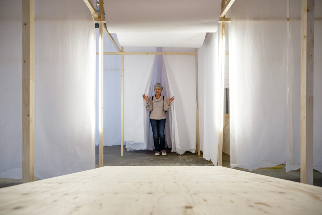 Installation view of Inside Outside by Rahel Kraft 2021